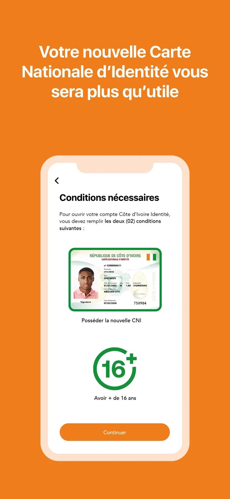 CI Identité — onboarding sécurisé avec la nouvelle Carte Nationale d'Identité